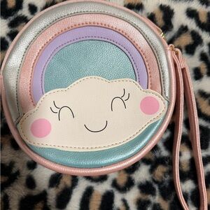 Betsey Johnson Cloud Purse - Pink, Silver, and Purple